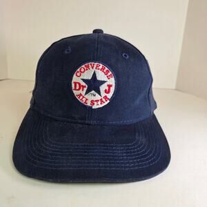Vintage Converse Dr. J All Star Navy Hook-and-Loop Hat Covlee Costa Rica
